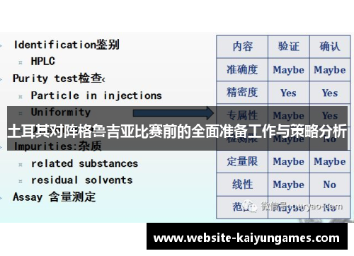 土耳其对阵格鲁吉亚比赛前的全面准备工作与策略分析