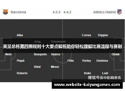 英足总杯第四圈规则十大要点解析助你轻松理解比赛流程与赛制